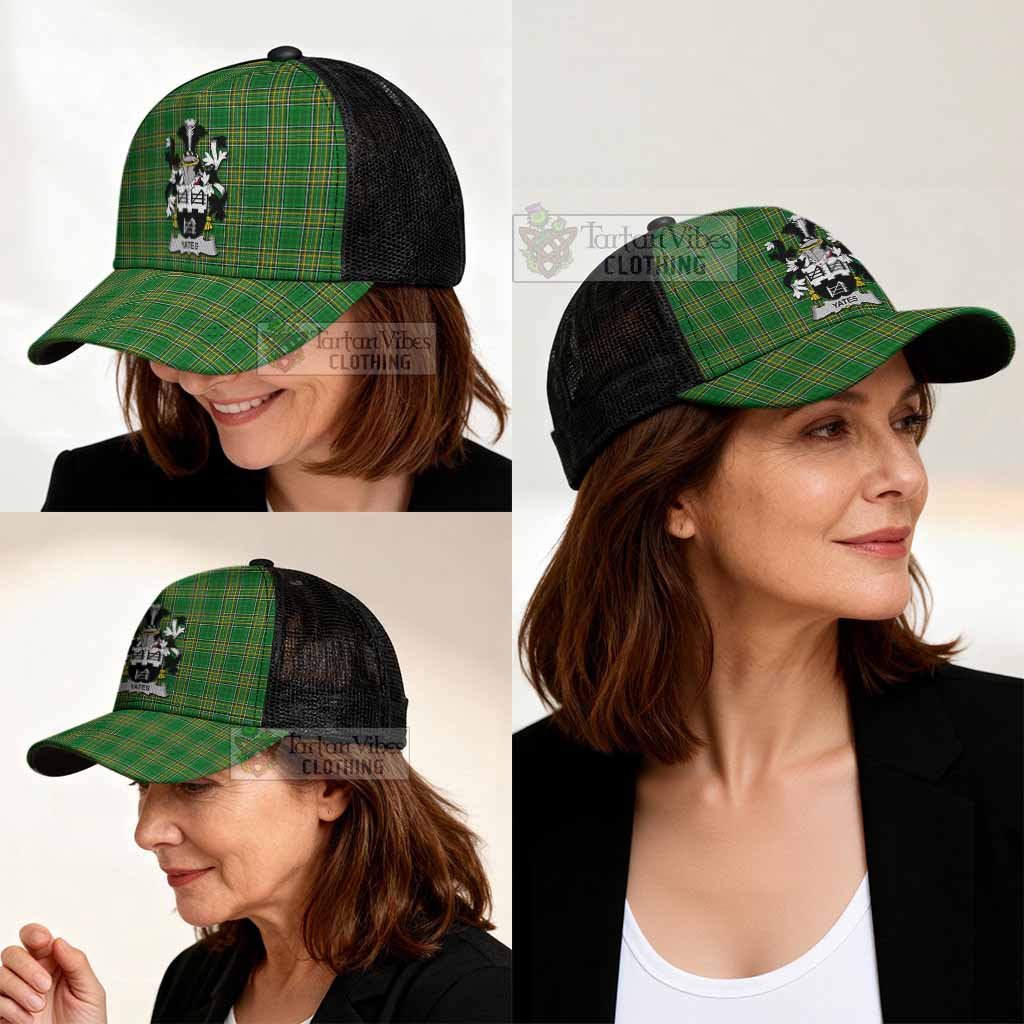 Yeates Irish Coat of Arms Tartan Mesh Trucker Cap