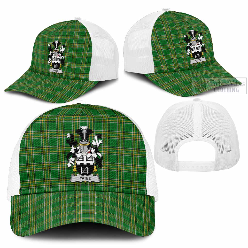 Yeates Irish Coat of Arms Tartan Mesh Trucker Cap