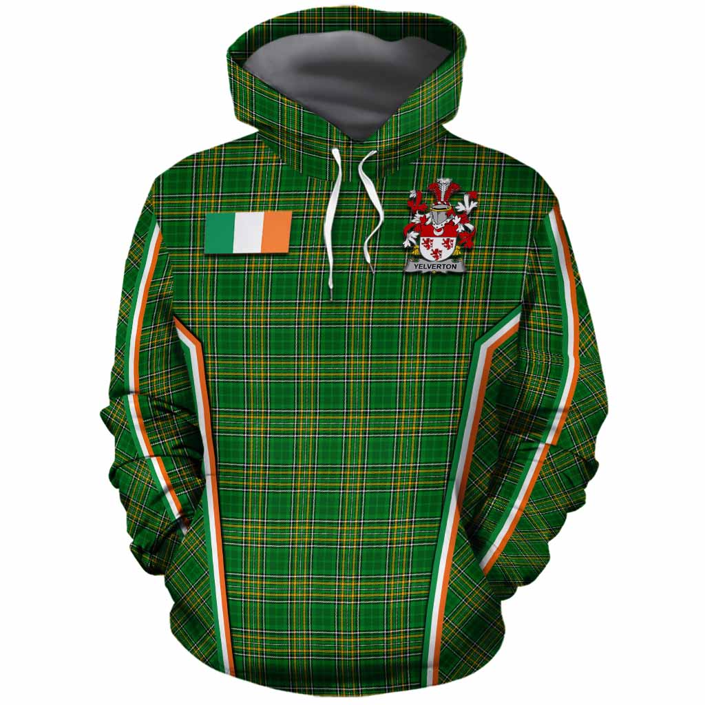 Yelverton Irish Clan Coat of Arm Tartan Cotton Hoodie Flag Style