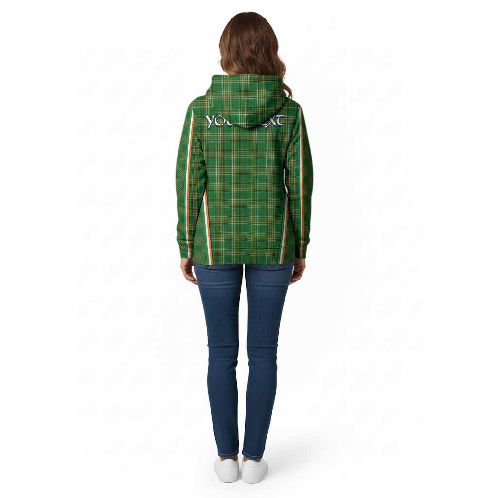 Yelverton Irish Clan Coat of Arm Tartan Cotton Hoodie Flag Style