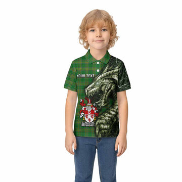 Yelverton Irish Clan Kid Polo Shirt Irish Roots Dragon Soul