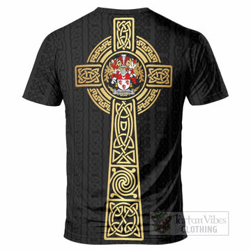 Yelverton Irish Coat of Arms T-Shirt with Celtic Tree of Life Inspired