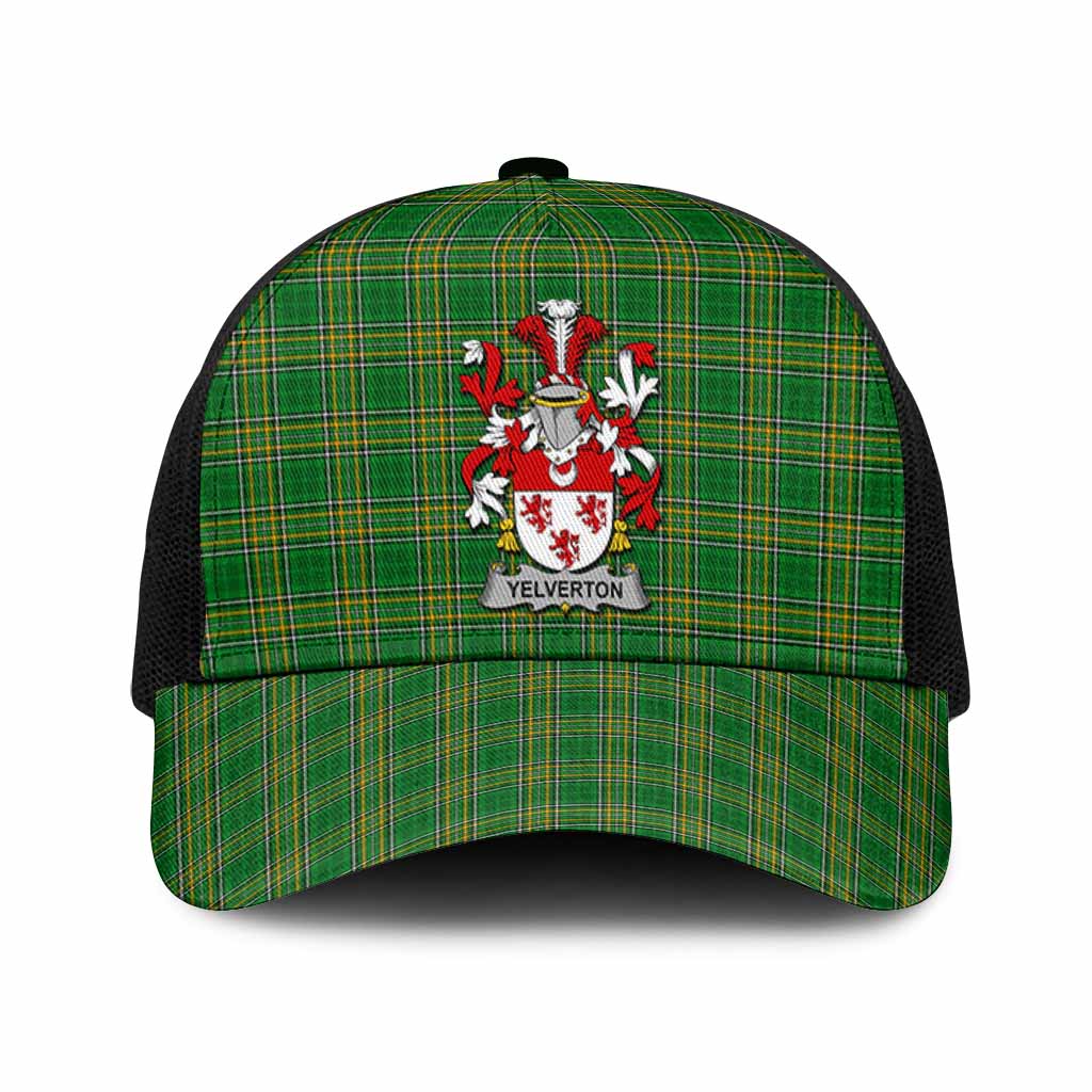 Yelverton Irish Coat of Arms Tartan Mesh Trucker Cap