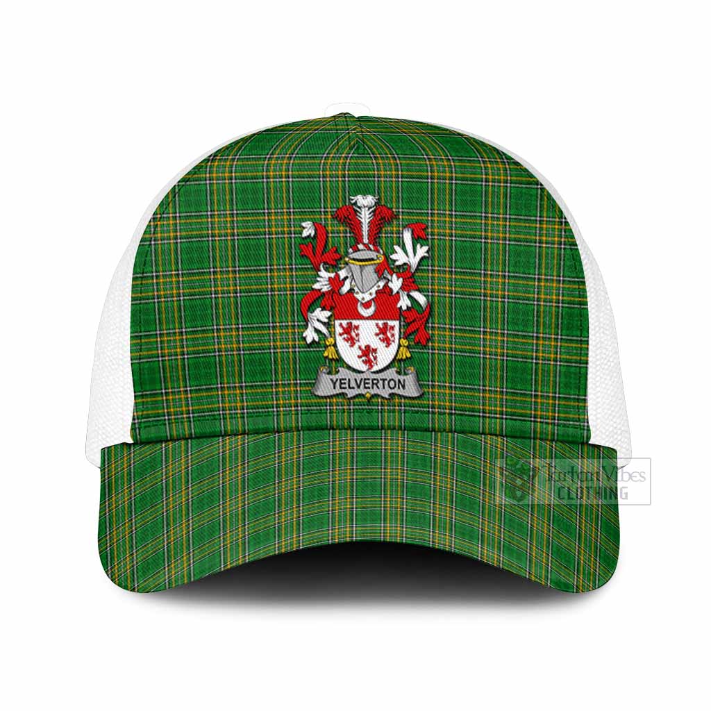 Yelverton Irish Coat of Arms Tartan Mesh Trucker Cap