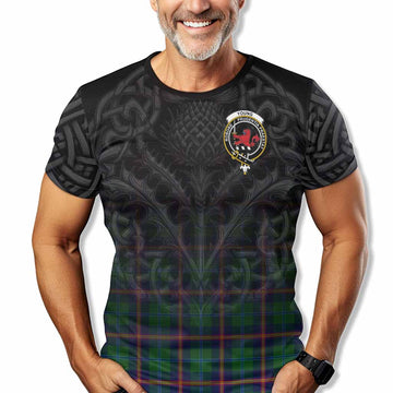 Tartan Vibes Clothing Young Tartan T-Shirt with Family Crest Celtic Thistle Vibes