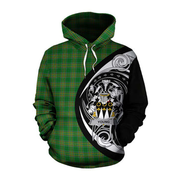 Young Irish Clan Cotton Hoodie Celtic Circle Style