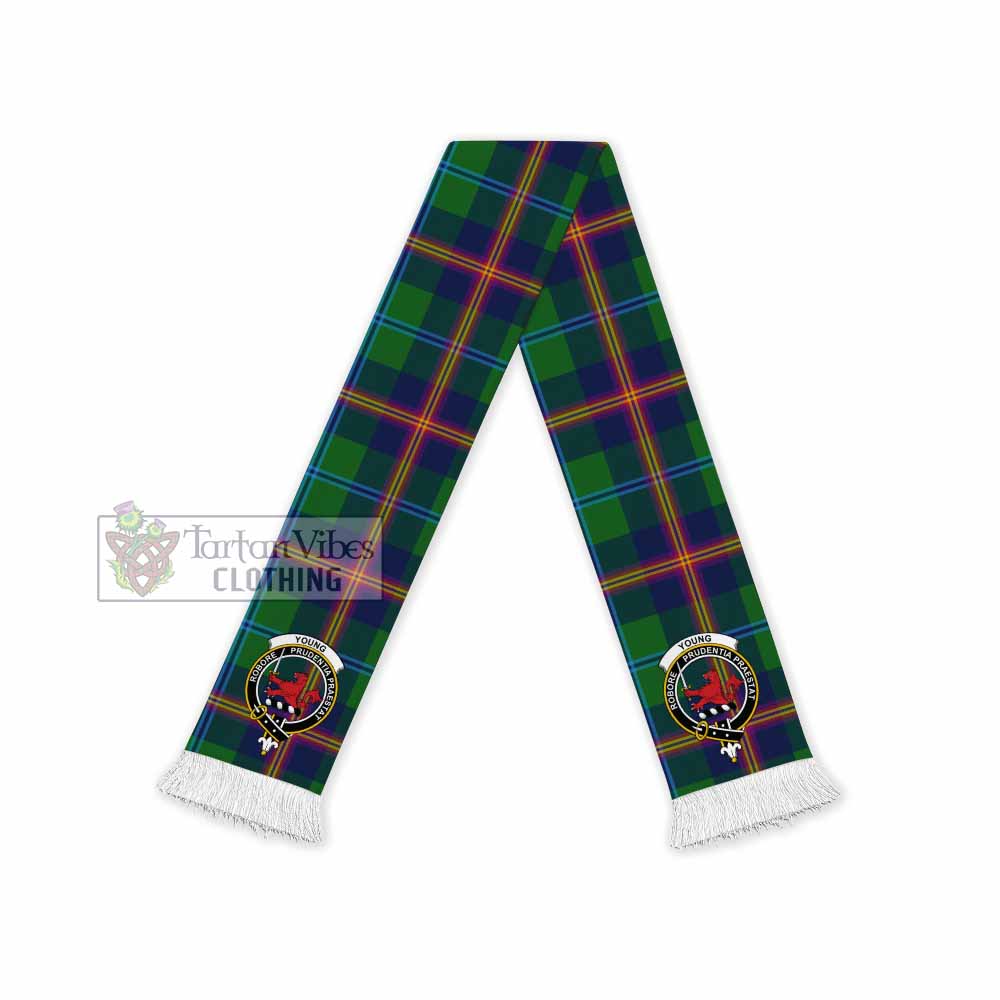 Tartan Vibes Clothing Young Tartan Ruffneck Scarf with Family Crest
