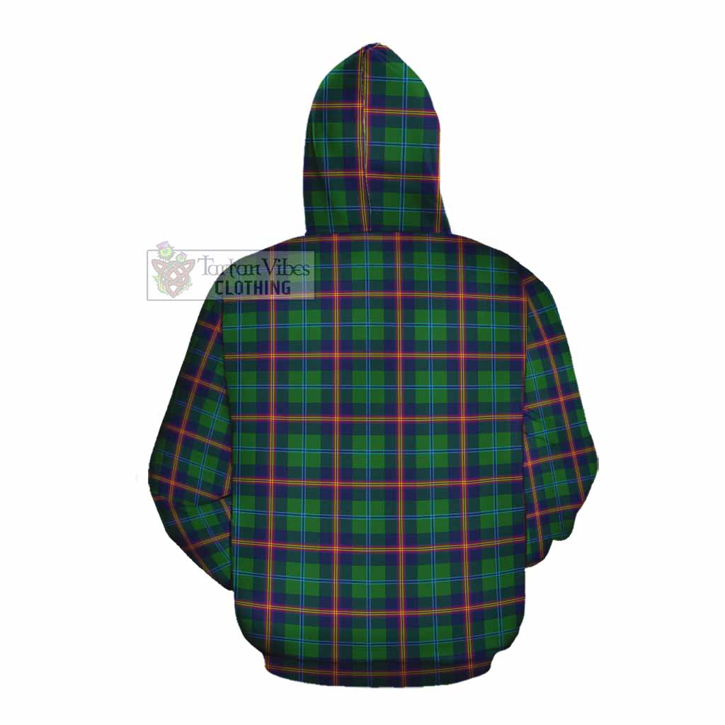 Tartan Vibes Clothing Young Tartan Cotton Hoodie with Family Crest DNA In Me Style