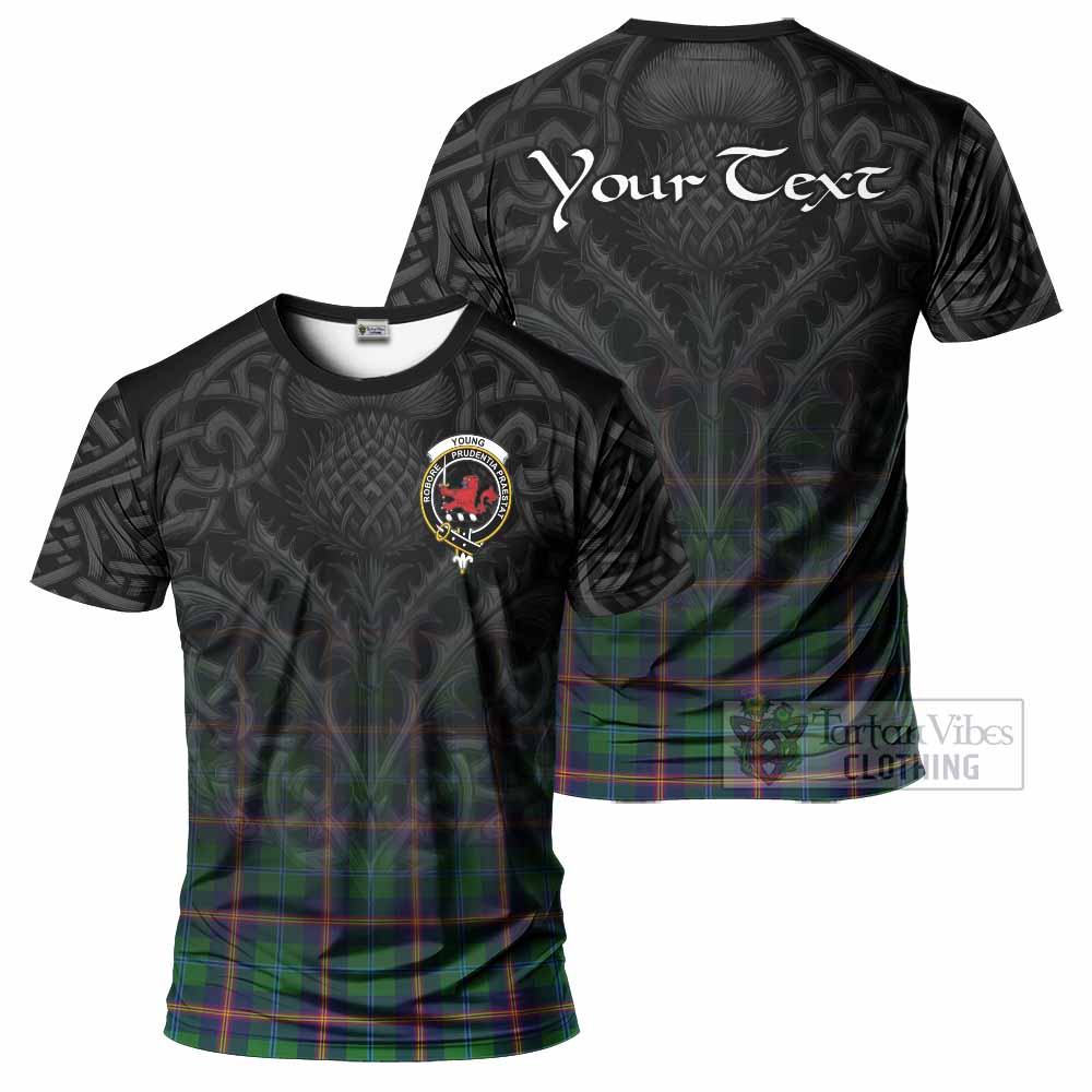 Tartan Vibes Clothing Young Tartan T-Shirt with Family Crest Celtic Thistle Vibes