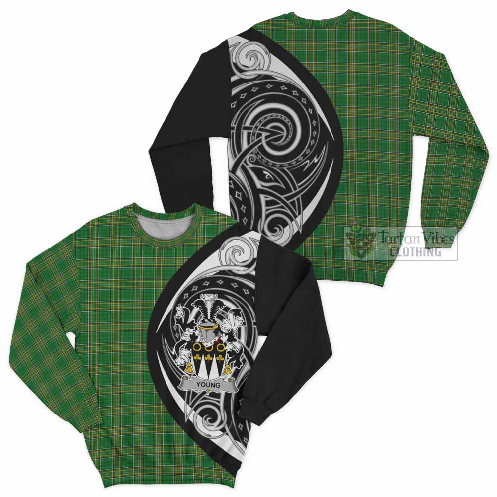 Tartan Vibes Clothing Young Irish Clan Sweatshirt Celtic Circle Style