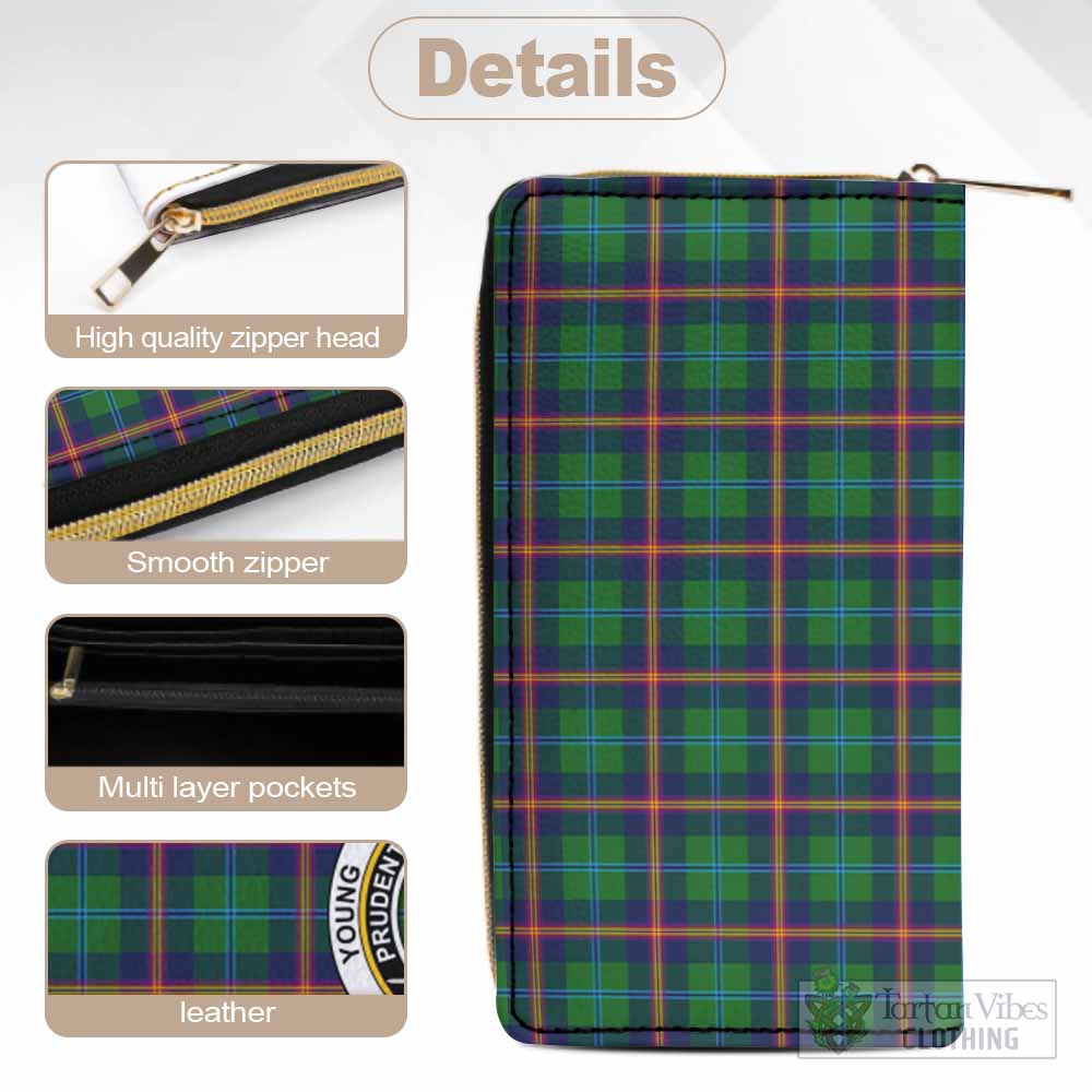 Tartan Vibes Clothing Young Tartan Women's Leather Wallet with Family Crest