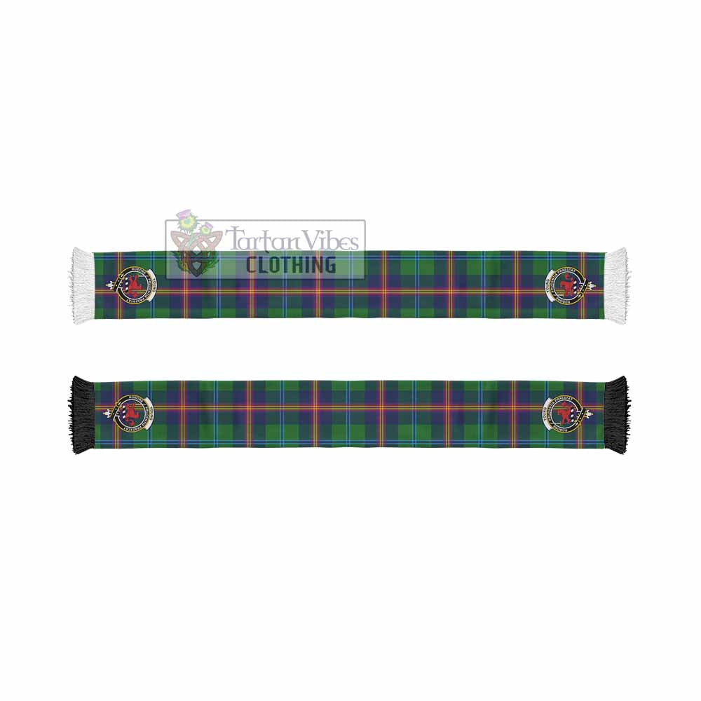 Tartan Vibes Clothing Young Tartan Ruffneck Scarf with Family Crest