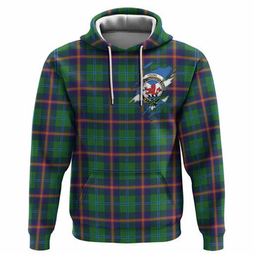 Young Clan Crest In Me Tartan Hoodie Scotland Flag Style