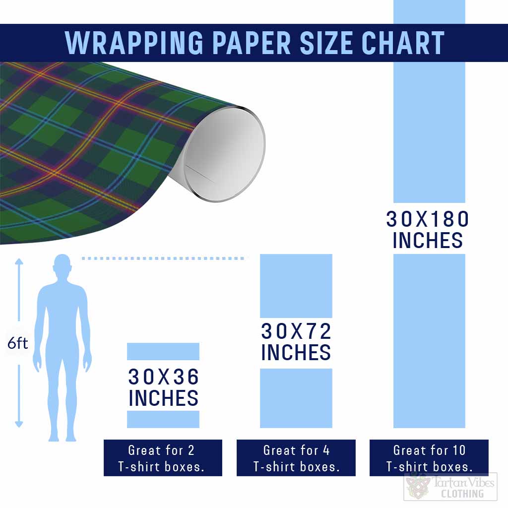 Young Classic Tartan Wrapping Paper, Classic Scottish Plaid Gift Wrap