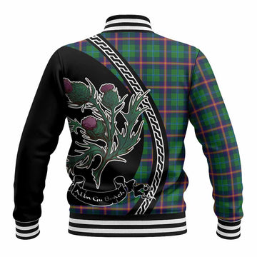 Young Family Crest Tartan Baseball Jacket Alba Thistle Inspired