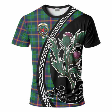 Young Family Crest Tartan T-Shirt Alba Thistle Inspired - Tartan Vibes Clothing