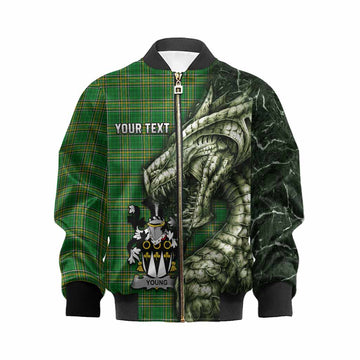 Young Irish Clan Kid Bomber Jacket Irish Roots Dragon Soul