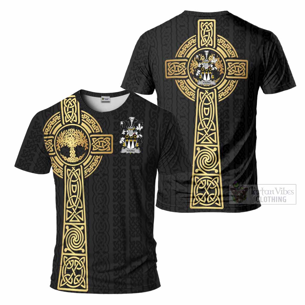 Young Irish Coat of Arms T-Shirt with Celtic Tree of Life Inspired