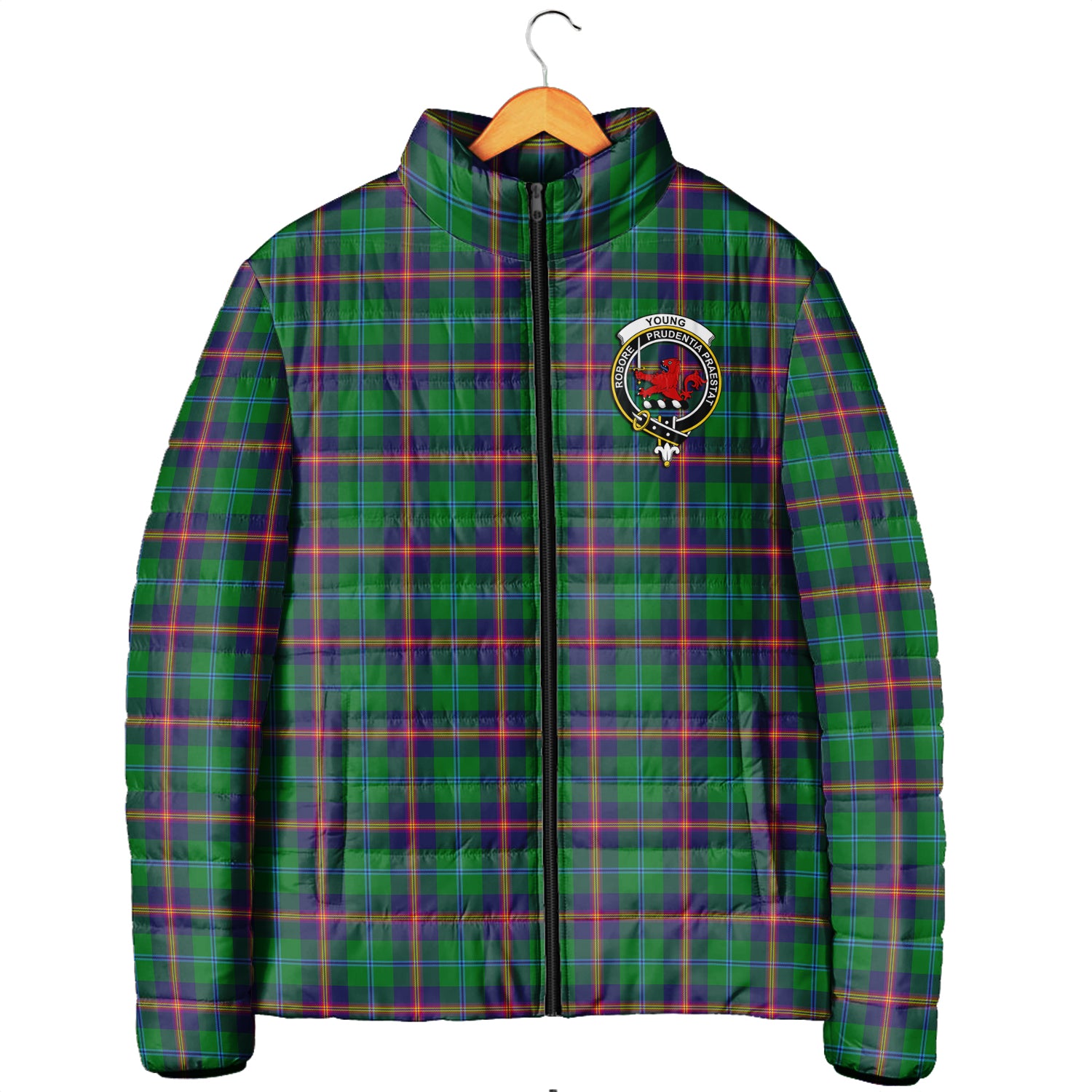 young-modern-tartan-padded-jacket-with-family-crest