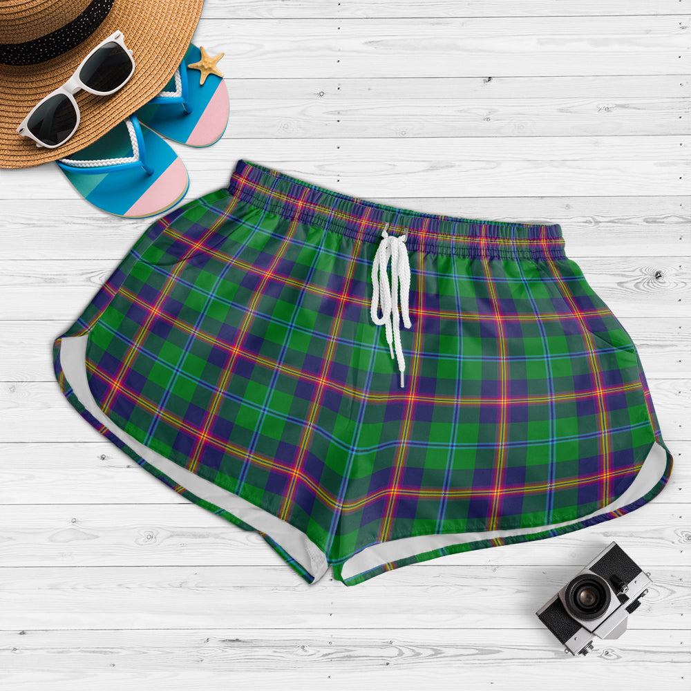 young-modern-tartan-womens-shorts