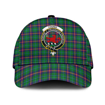 Young Modern Tartan Classic Cap with Family Crest