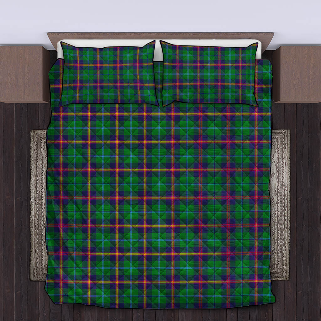 Young Tartan Quilt Bed Set King - Tartan Vibes Clothing