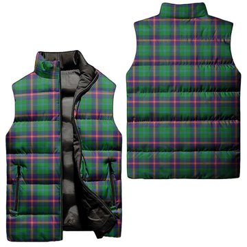 Young Tartan Sleeveless Puffer Jacket