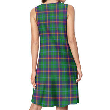 Young Tartan Womens Casual Dresses
