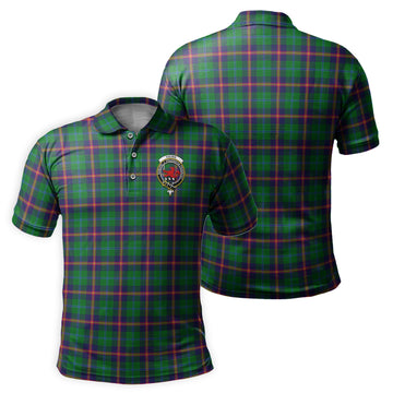 Young Tartan Men's Polo Shirt with Family Crest