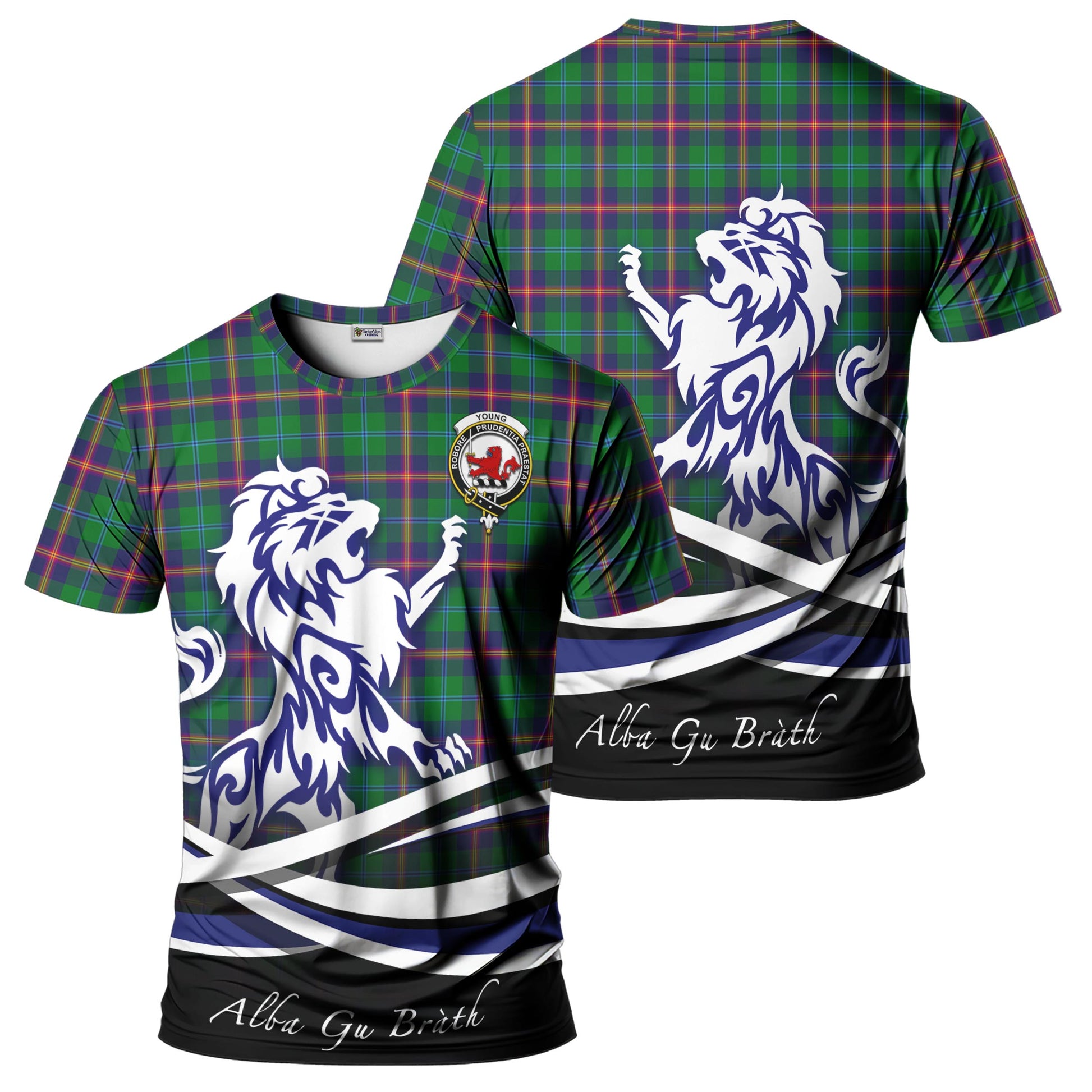 young-modern-tartan-t-shirt-with-alba-gu-brath-regal-lion-emblem