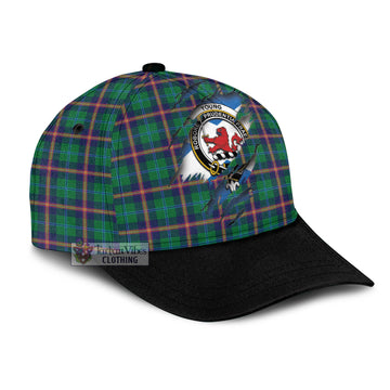 Young Modern Tartan Classic Cap with Family Crest In Me Style