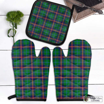 Young Tartan Combo Oven Mitt & Pot-Holder Combo 1 Oven Mitt & 1 Pot-Holder Black - Tartan Vibes Clothing