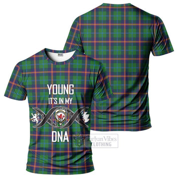 Young Tartan T-Shirt with Family Crest DNA In Me Style - Tartan Vibes Clothing
