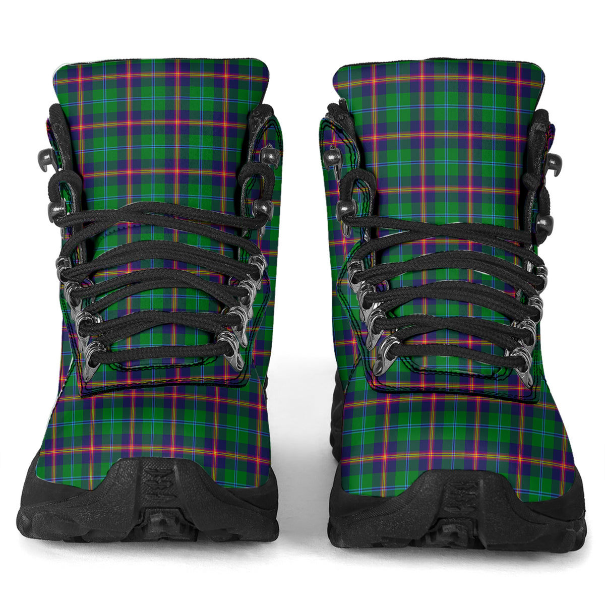 Young Modern Tartan Alpine Boots - Tartanvibesclothing