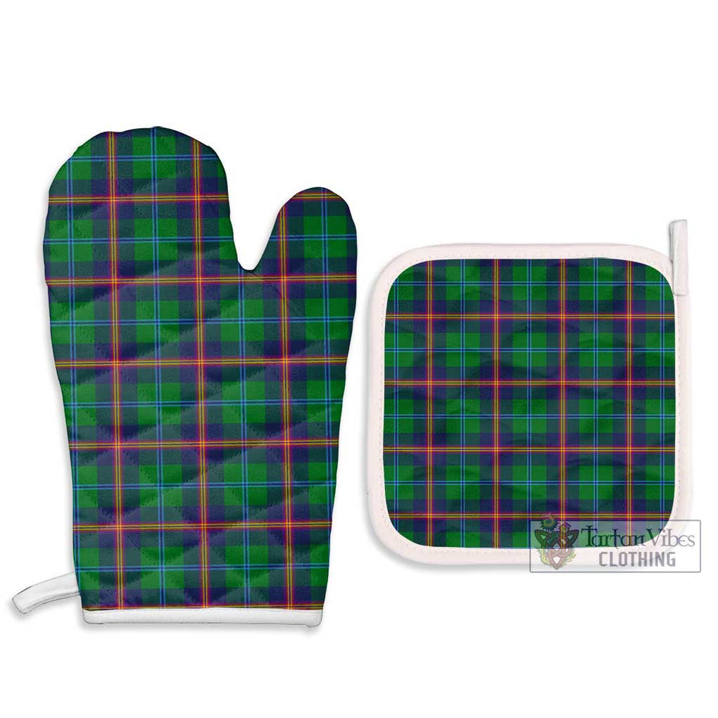 Young Tartan Combo Oven Mitt & Pot-Holder Combo 1 Oven Mitt & 2 Pot-Holder White - Tartan Vibes Clothing
