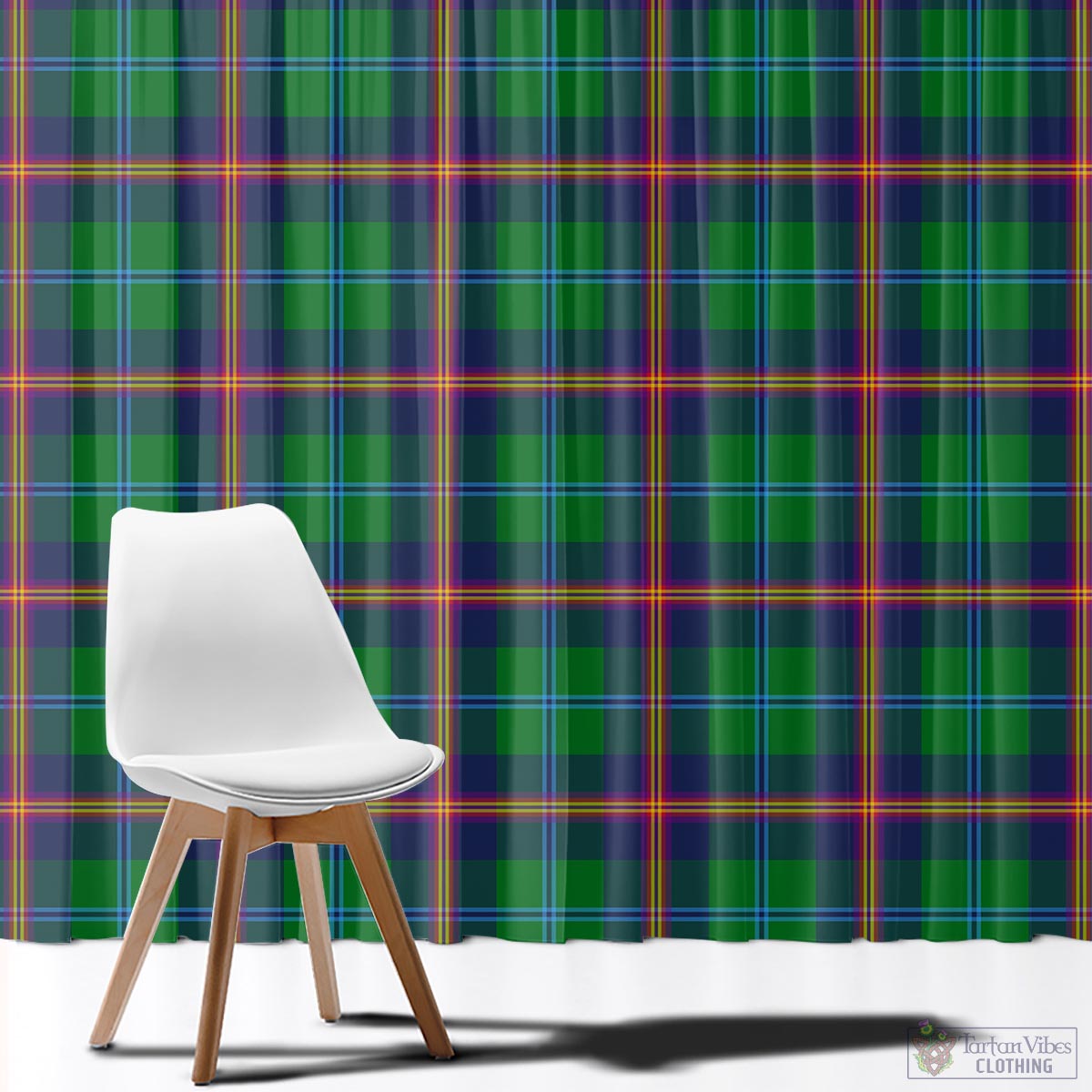 Young Modern Tartan Window Curtain