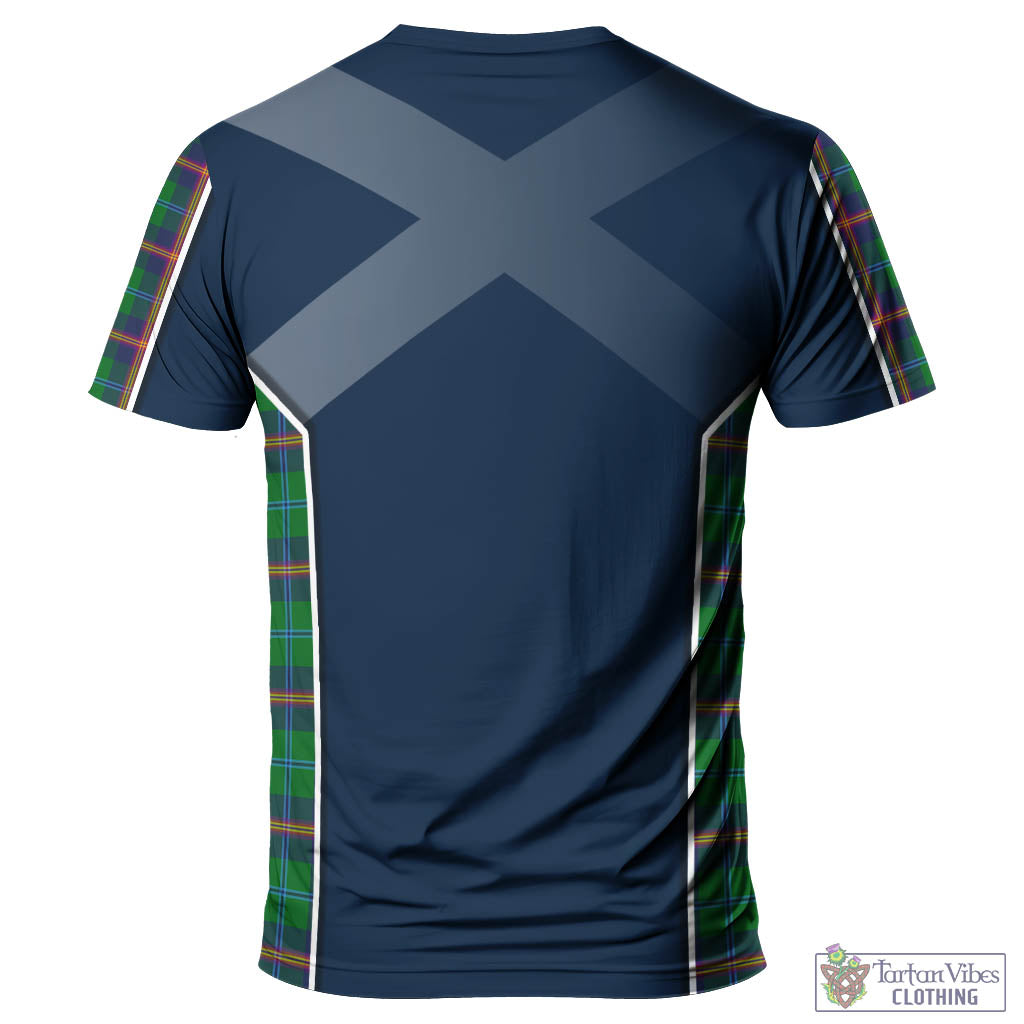 Tartan Vibes Clothing Young Modern Tartan T-Shirt with Family Crest and Lion Rampant Vibes Sport Style