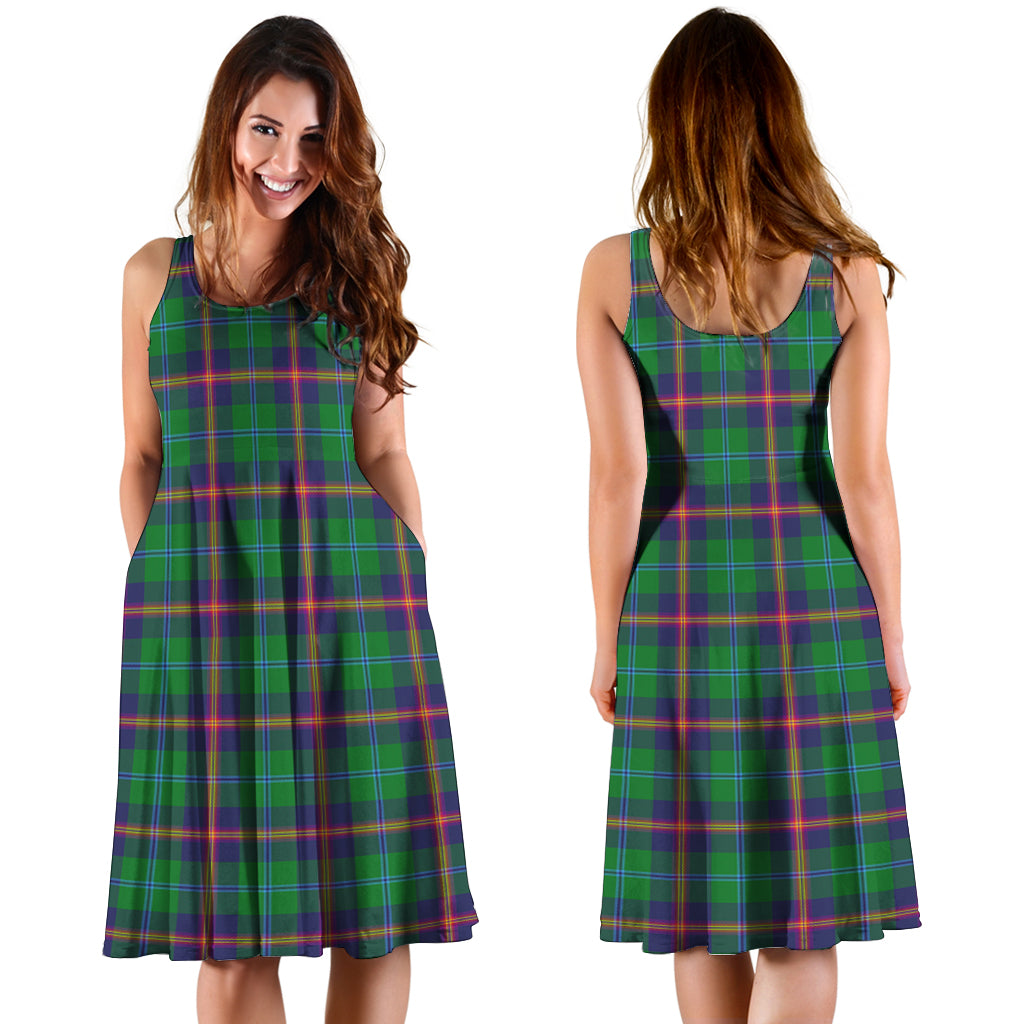 young-modern-tartan-sleeveless-midi-womens-dress
