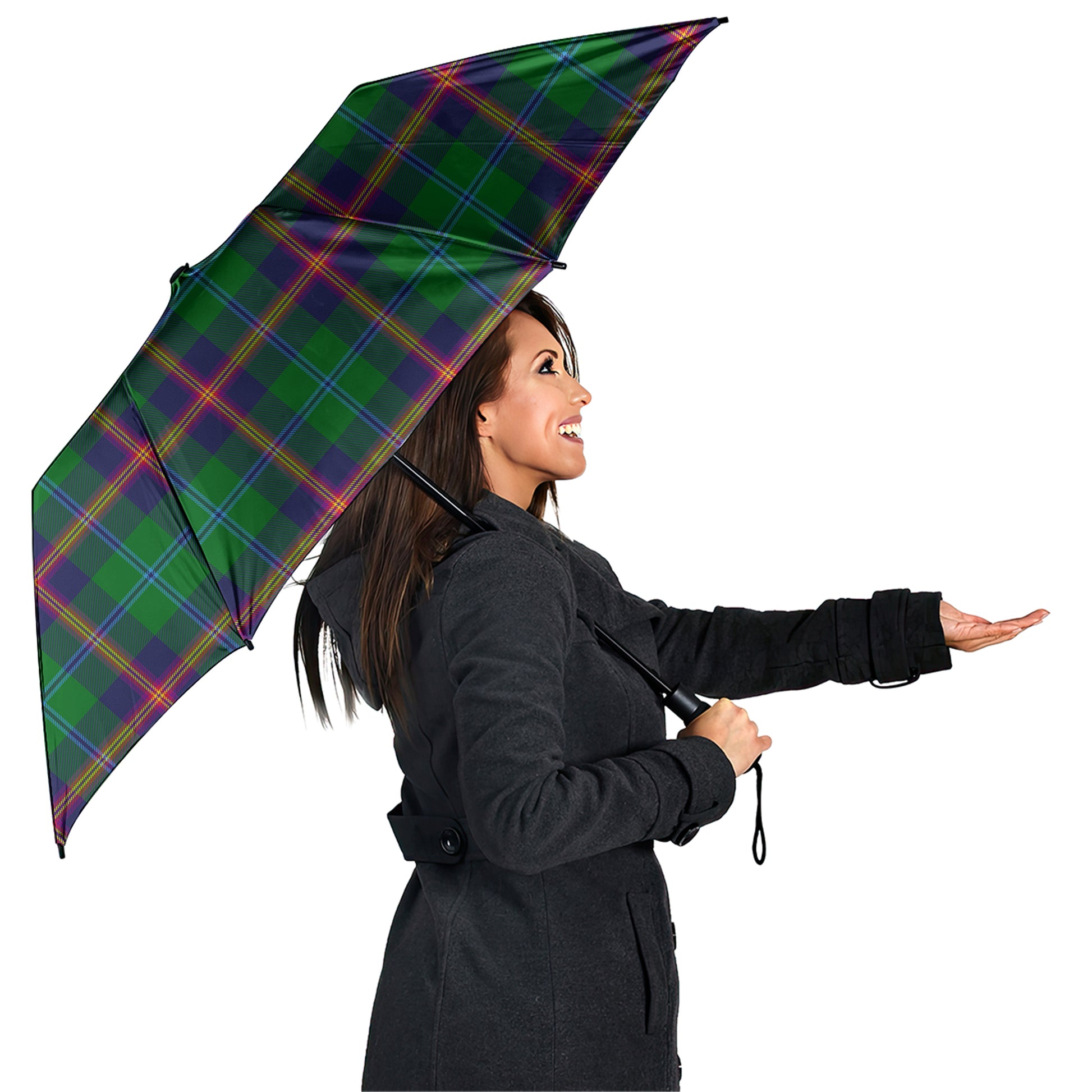 Young Modern Tartan Umbrella - Tartanvibesclothing