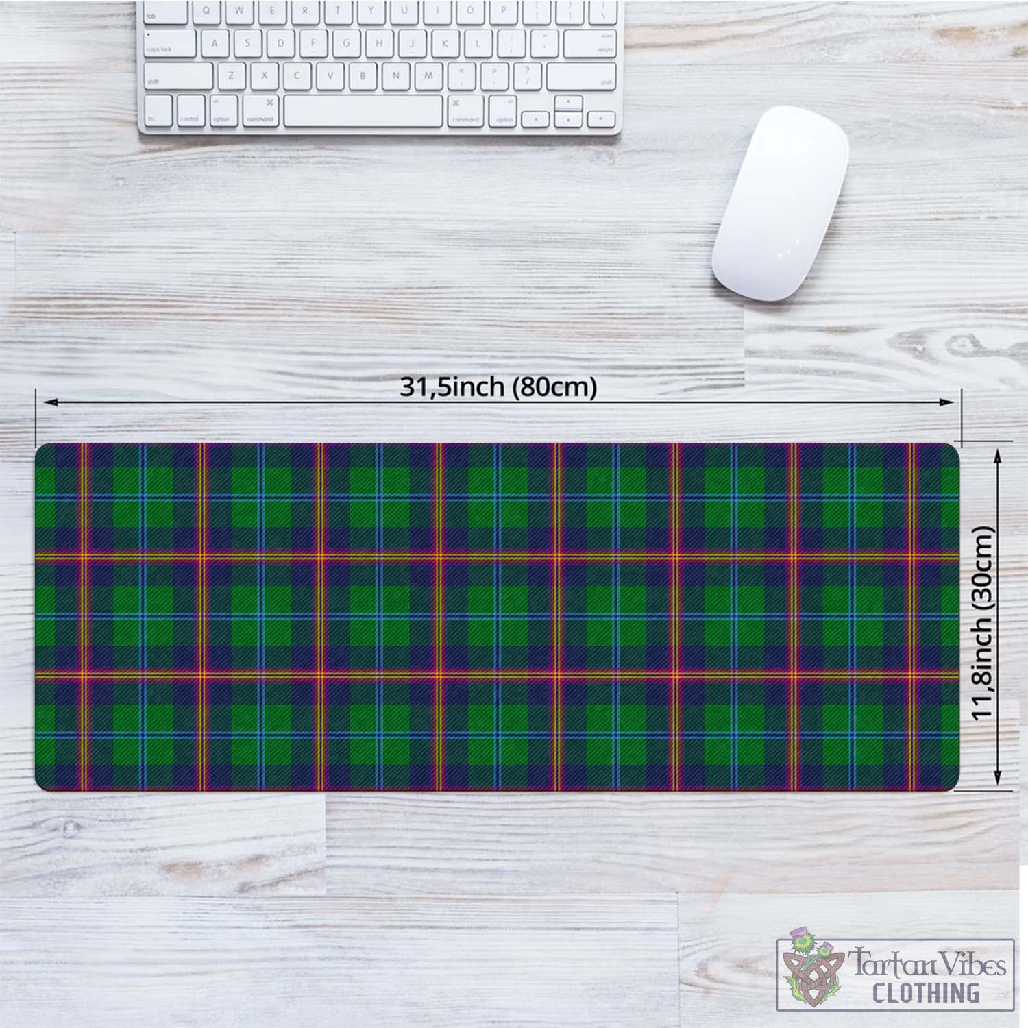 Tartan Vibes Clothing Young Modern Tartan Mouse Pad