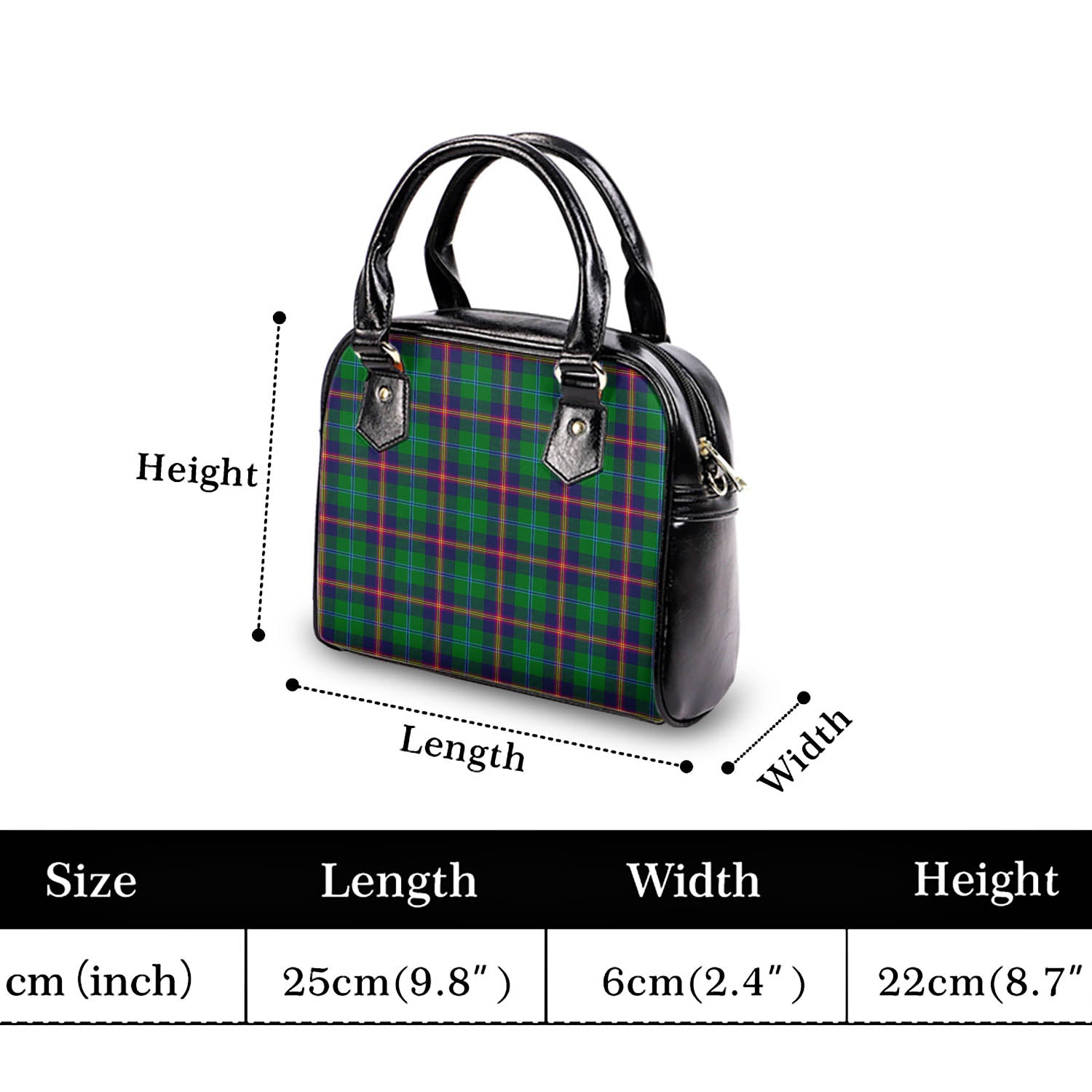 Young Modern Tartan Shoulder Handbags - Tartanvibesclothing