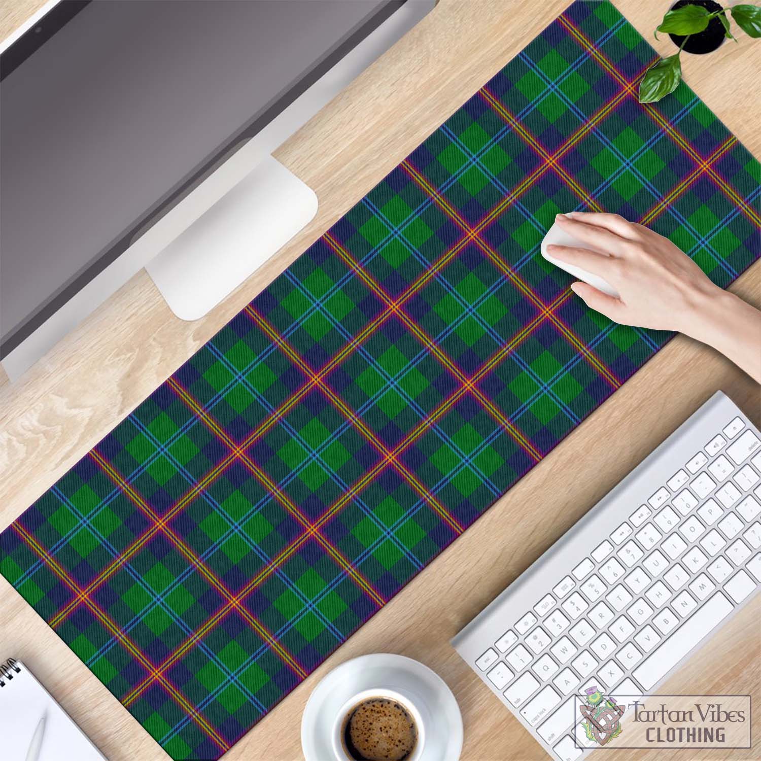 Tartan Vibes Clothing Young Modern Tartan Mouse Pad