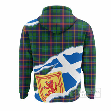 Young Scotland Football Tartan Hoodie We'll Be Coming