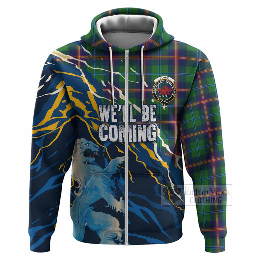Young Scotland Tartan Hoodie WC2026 Football - We'll Be Coming