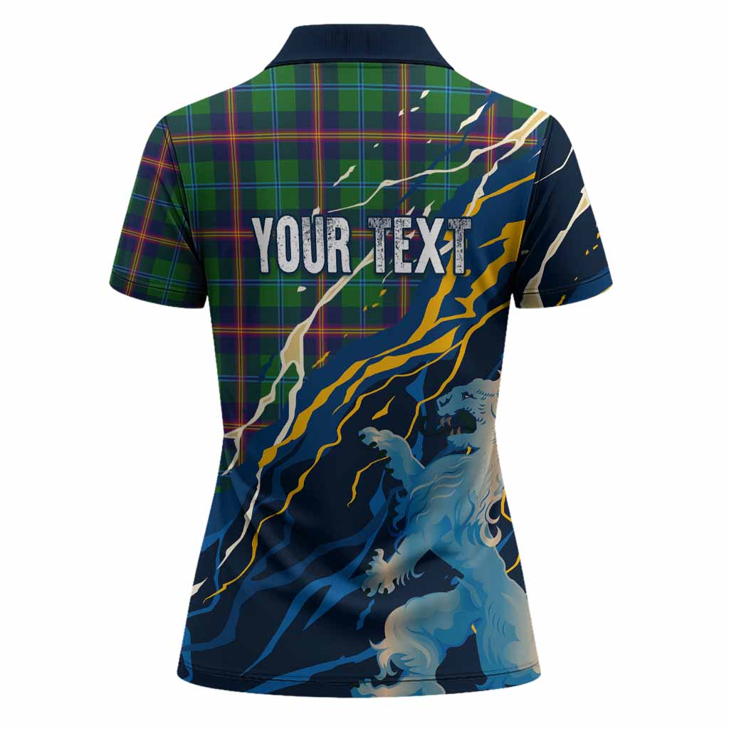 Young Scotland Tartan Women Polo Shirt WC2026 Football - We'll Be Coming
