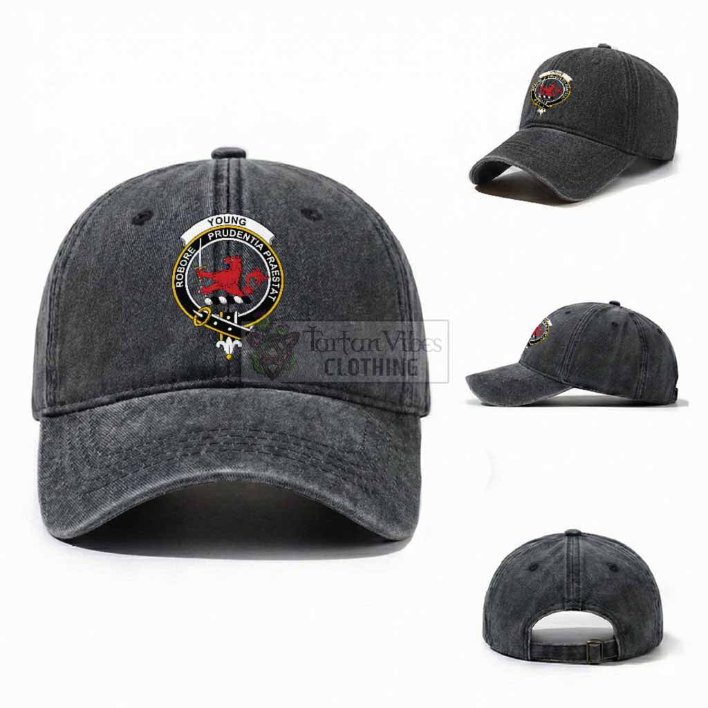 Young Scottish Clan Crest Washed Baseball Cap