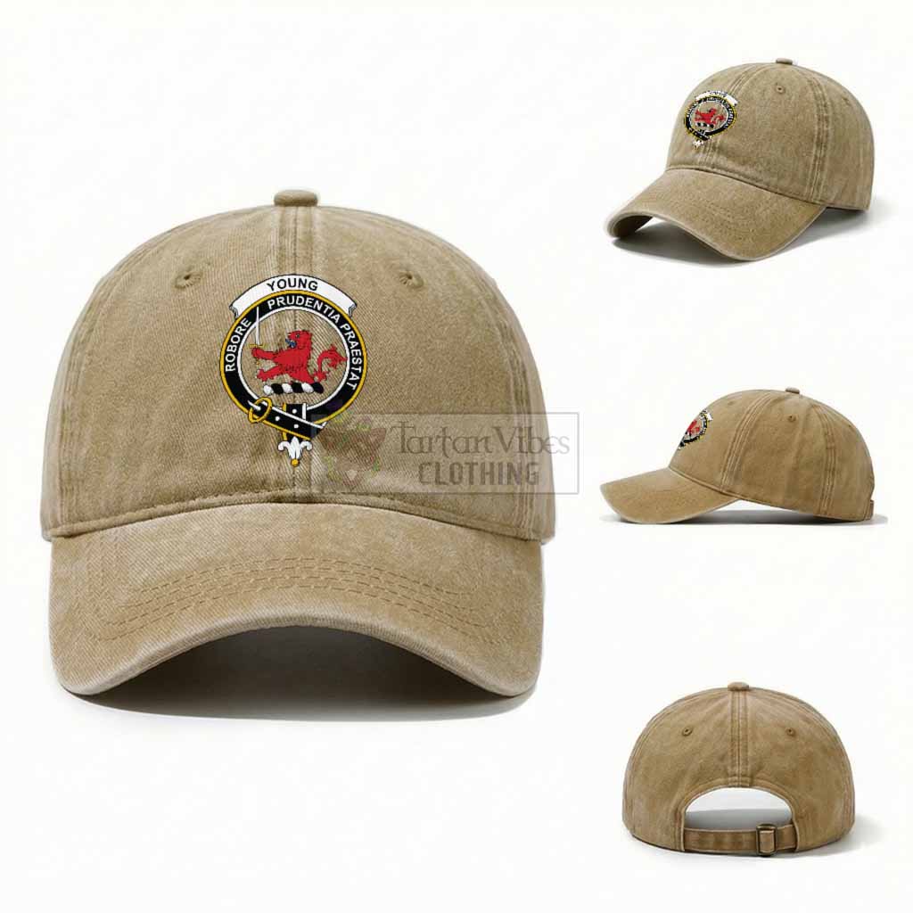 Young Scottish Clan Crest Washed Baseball Cap