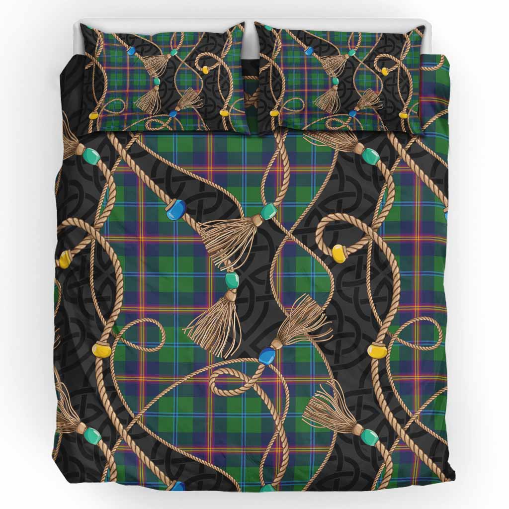 Young Scottish Tartan Twisted Ropes Stylized Bedding Set UK Bedding Set UK King 91*87 inch - Tartan Vibes Clothing