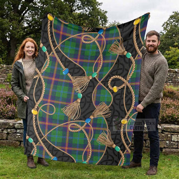 Young Scottish Tartan Twisted Ropes Stylized Blanket - Tartan Vibes Clothing