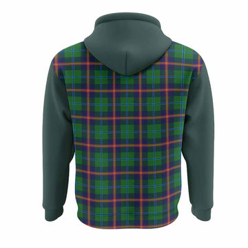 Young Tartan Accent Hoodie with Family Crest